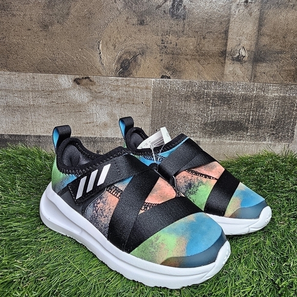 New Adidas Kids Fortarun X Running Shoe - Picture 3 of 9
